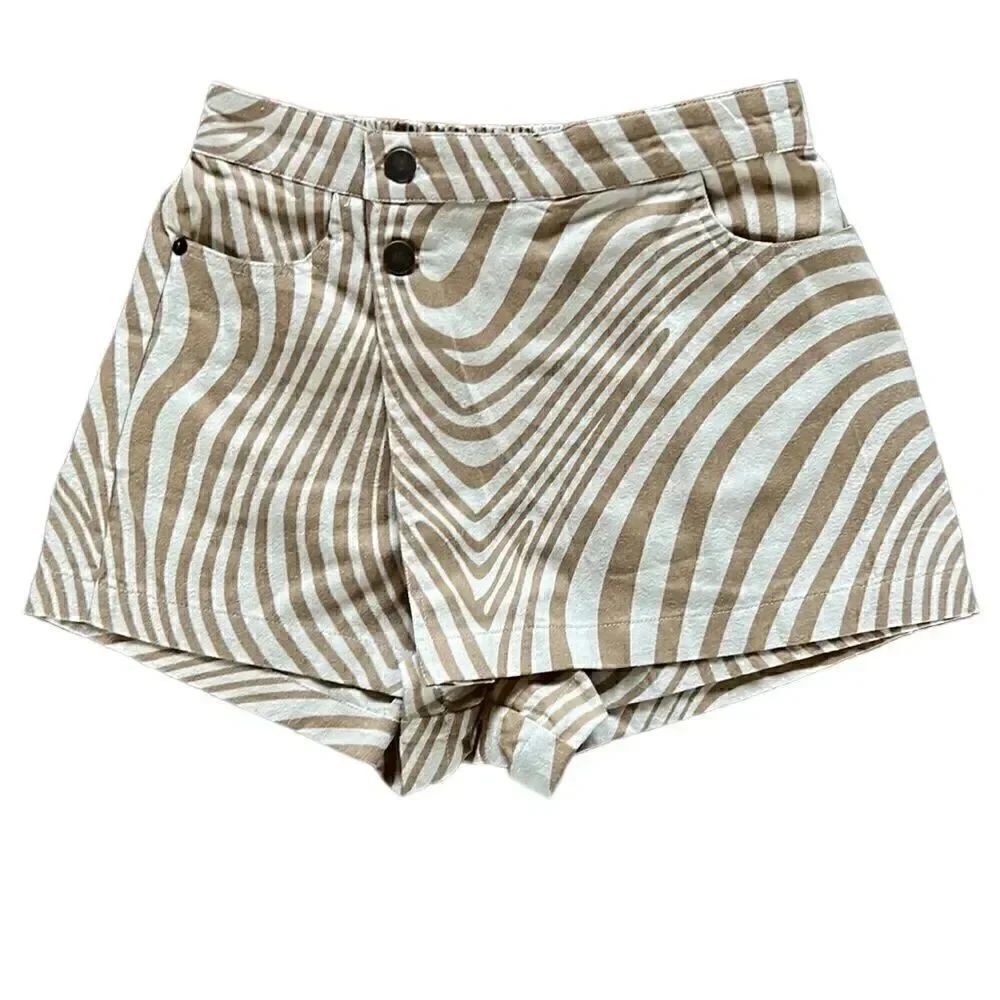 NEW Japna Brown And Tan Skort